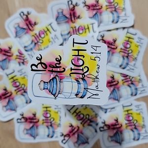 20-Pack Bible Stickers, Water Bottle Stickers, 2" Weatherproof Sticker B…